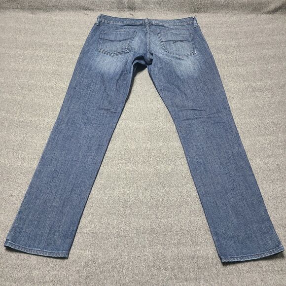 Gap 1969 Jeans Womens 12 Reg Always Skinny Crystal Wash Street Wear Denim Pants - Picture 9 of 11